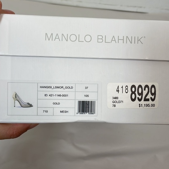 Manolo Blahnik 50th Anniversary Hangisi Collection Heels - Picture 12 of 12